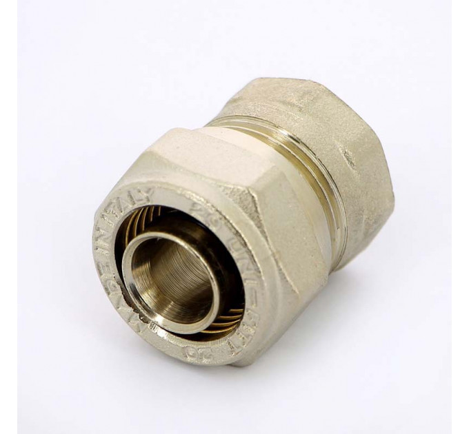 Муфта обжим-В никелированная UNI-FITT 20х1/2"