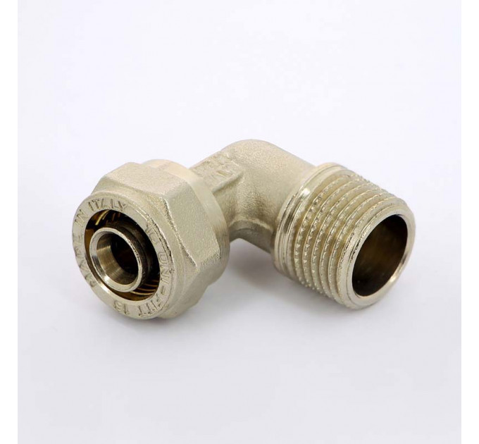Угол обжим-Н никелированный UNI-FITT 16х1/2"