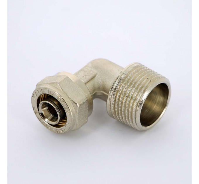 Угол обжим-Н никелированный UNI-FITT 16х3/4"