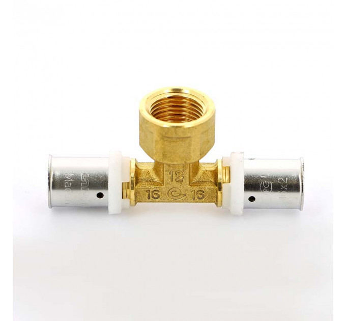 Тройник пресс-В UNI-FITT 16х1/2"х16