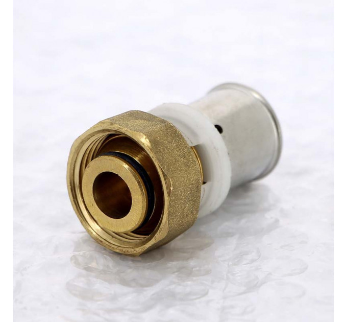 Муфта пресс-В с накидной гайкой евроконус UNI-FITT 20x3/4"EK