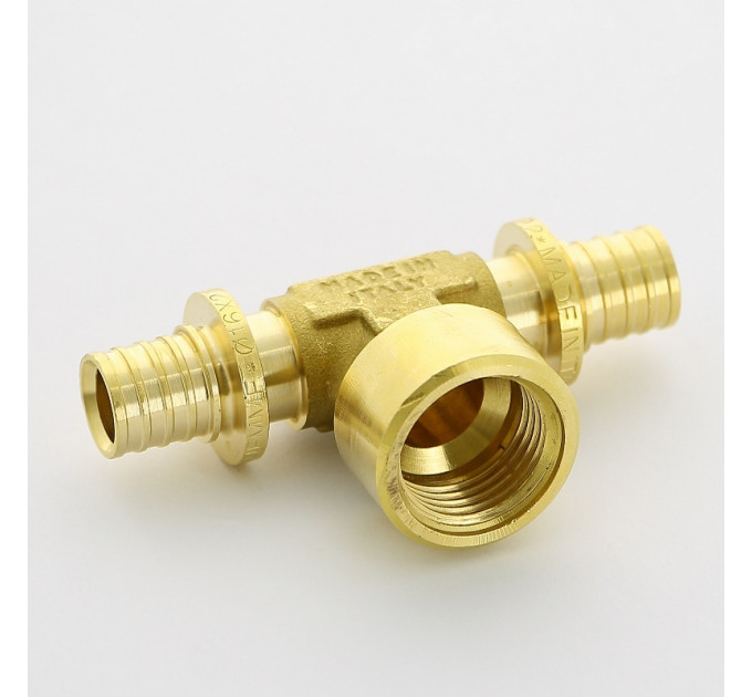 Тройник Uni-Fitt аксиальный -В 16 х 1/2" х 16