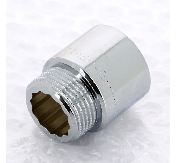 Удлинитель НВ хромированный UNI-FITT 3/4"x25мм