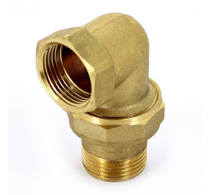 Разъемное соединение НВ с прокладкой O-ring UNI-FITT 1/2" угловое