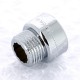 Удлинитель НВ хромированный UNI-FITT 1/2"x15мм