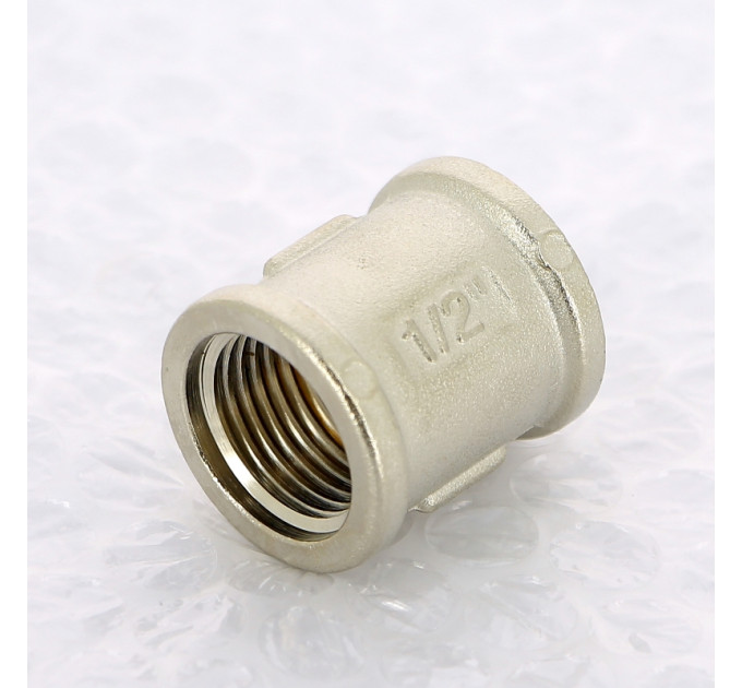 Муфта В никелированная UNI-FITT 1/2"