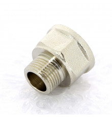 Переходник НВ никелированный UNI-FITT 3/8"x1/2"