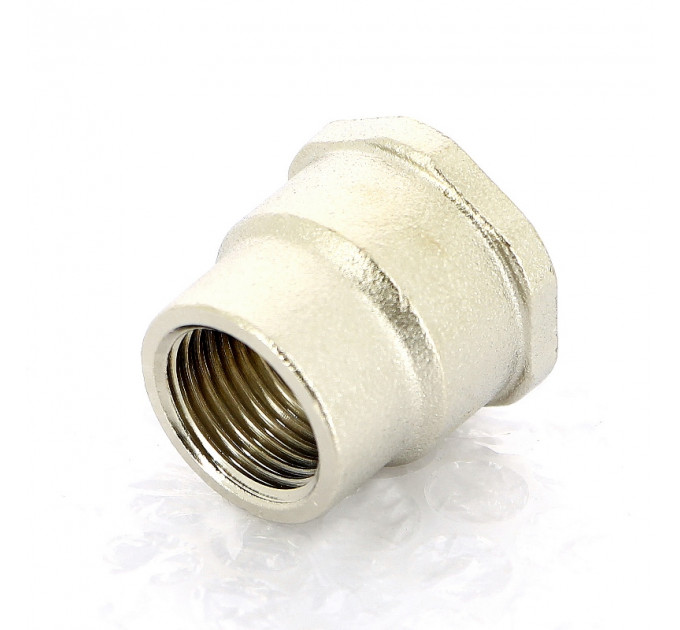 Муфта В никелированная UNI-FITT 1/2"x3/4"