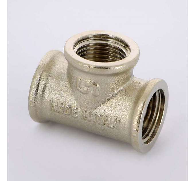 Тройник В 1/2" никелированный Uni-fitt