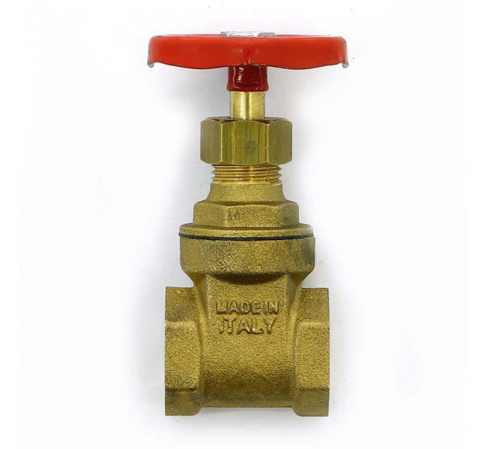 Задвижка клиновидная ВВ латунная PN10 UNI-FITT 1/2"
