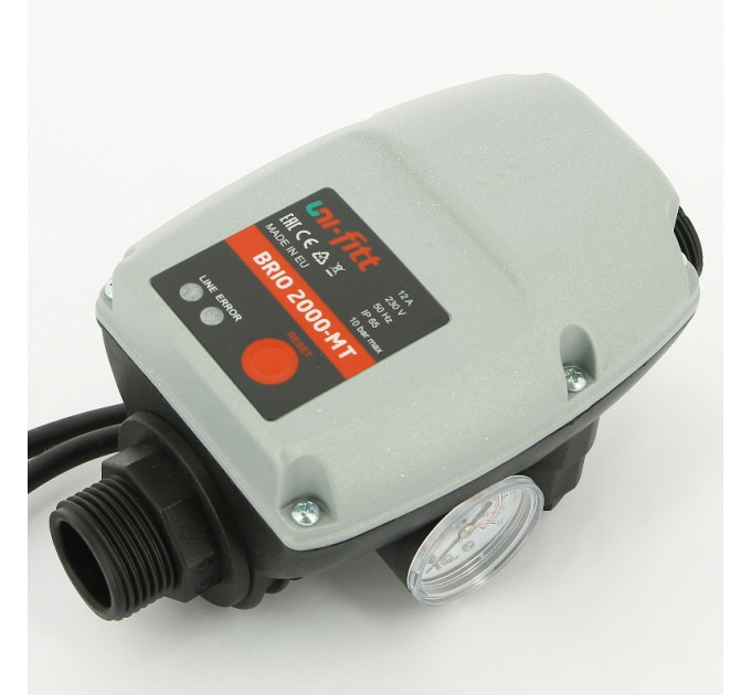 Пресс-контроль Uni-Fitt BRIO-MT Н 1", 230 В, 1-10 бар, с кабелями в комплекте
