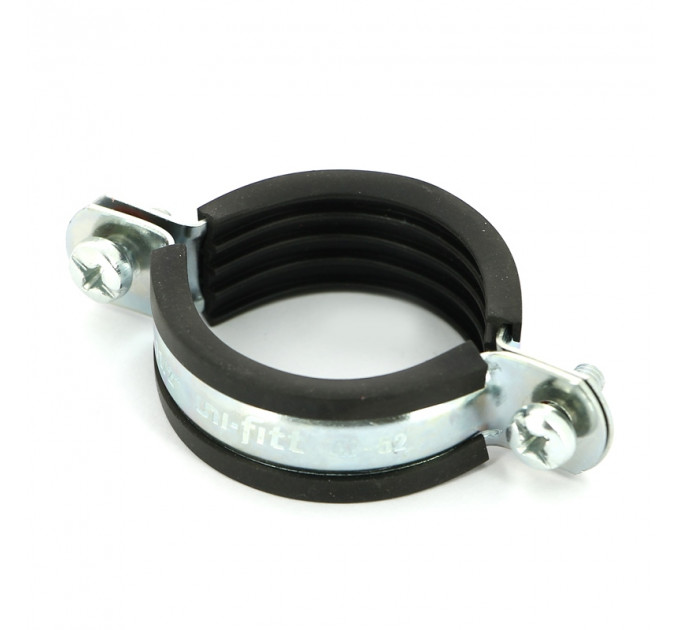 Хомут с резиновым уплотнителем UNI-FITT 1 1/2" (47-52 мм)