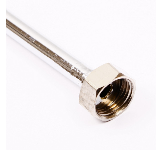 Трубка хромированная UNI-FITT 10х1 с накидной гайкой 1/2" 50 см