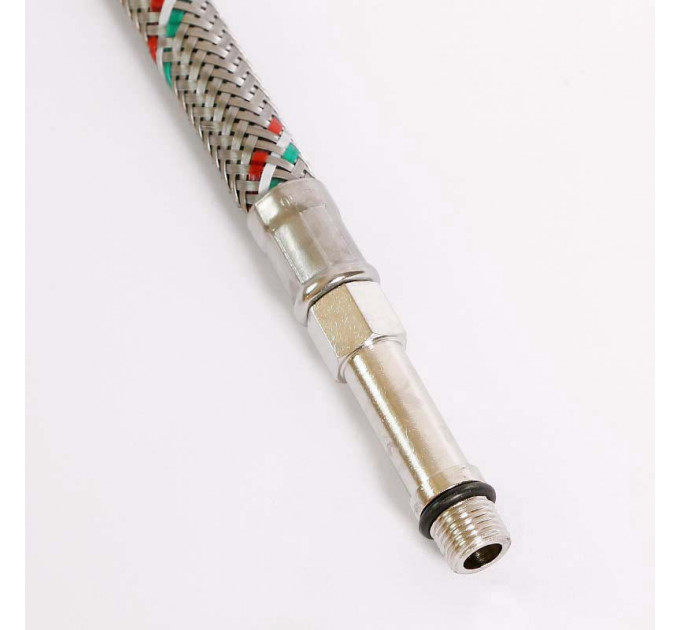 Гибкая подводка для смесителя UNI-FITT МL10х1 - 1/2" 120 см оплетка из нержавеющей стали