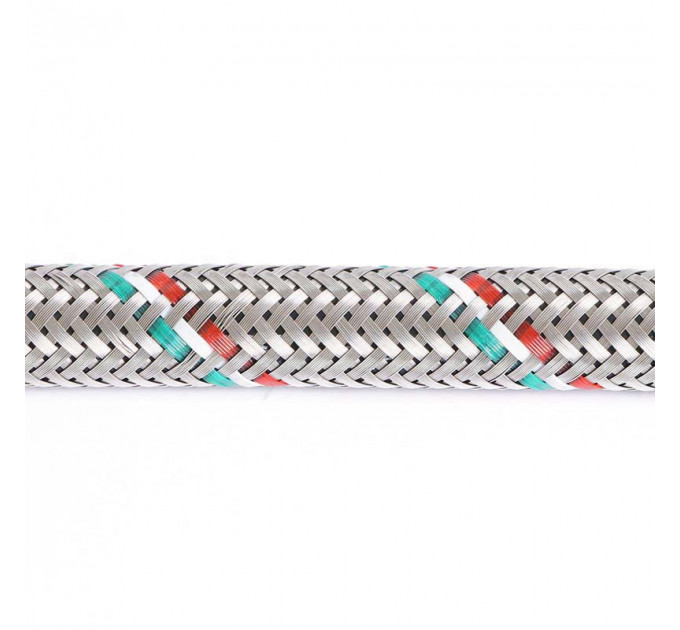 Гибкая подводка для смесителя UNI-FITT МL10х1 - 1/2" 120 см оплетка из нержавеющей стали