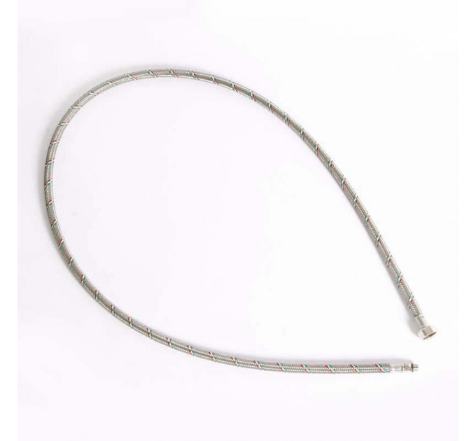 Гибкая подводка для смесителя UNI-FITT М10х1 - 1/2" 150 см оплетка из нержавеющей стали