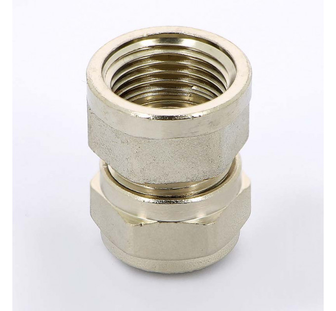 Муфта обжим-В никелированная UNI-FITT 16х1/2"