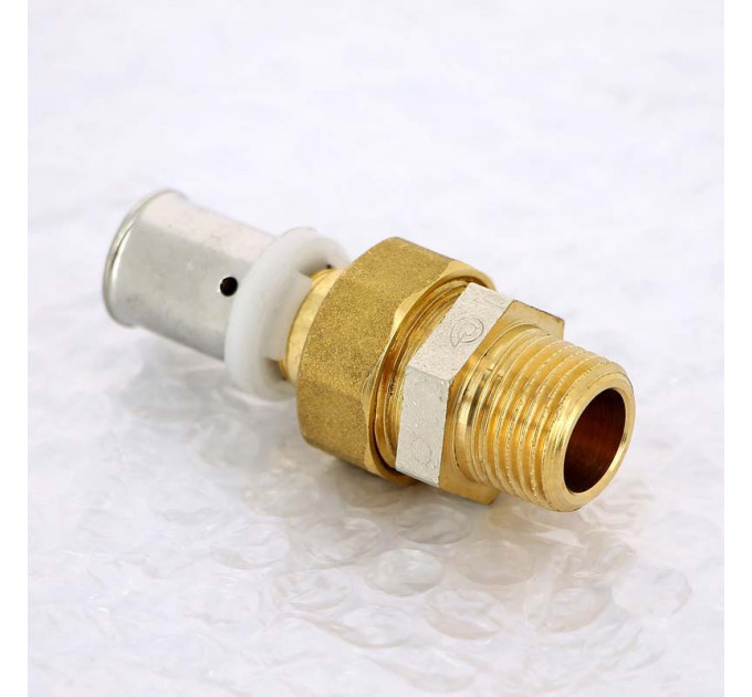 Муфта пресс-Н со сгоном UNI-FITT 16х1/2"