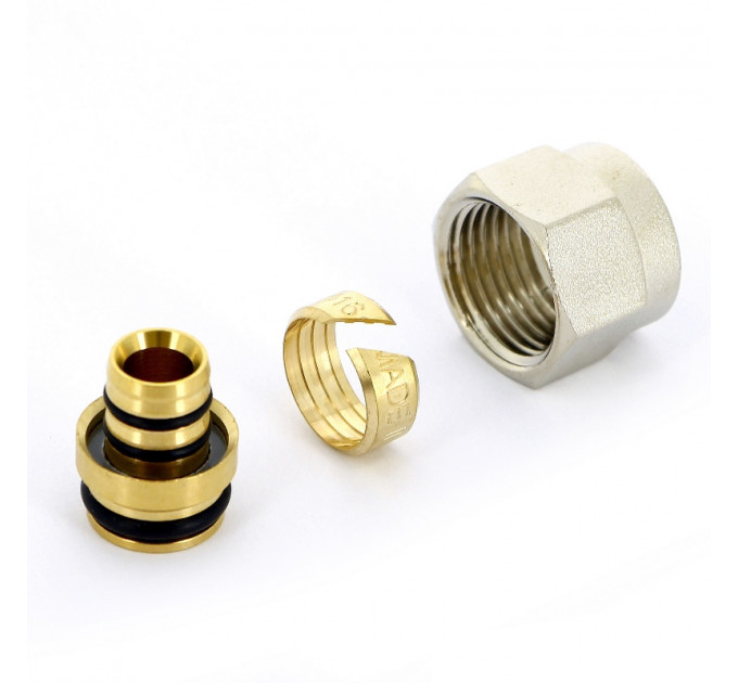 Соединитель обжим-В Uni-Fitt 16(2.0) х 1/2" конус, для коллекторов серии 40X и 42X