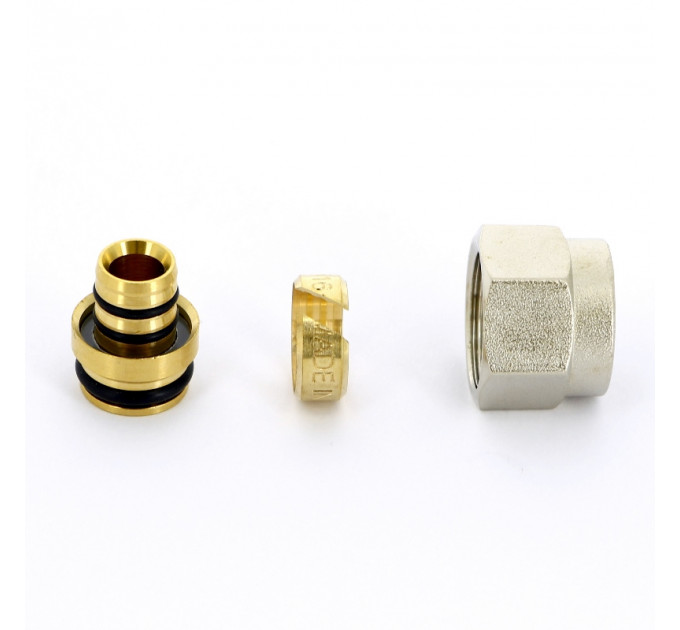 Соединитель обжим-В Uni-Fitt 16(2.0) х 1/2" конус, для коллекторов серии 40X и 42X