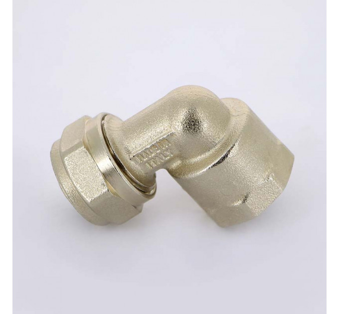 Угол обжим-В никелированный UNI-FITT 16х1/2"