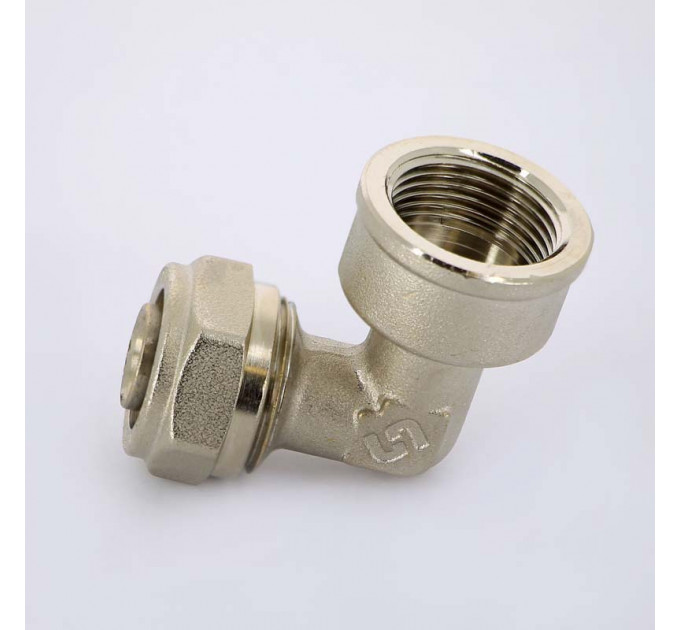 Угол обжим-В никелированный UNI-FITT 20х3/4"