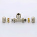 Тройник обжим-В никелированный UNI-FITT 20х3/4"х20