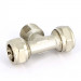 Тройник обжим-Н никелированный UNI-FITT 20х3/4"х20