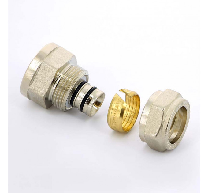 Муфта обжим-В никелированная UNI-FITT 20х3/4"