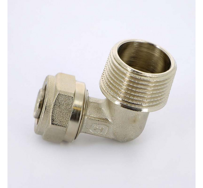 Угол обжим-Н никелированный UNI-FITT 16х3/4"