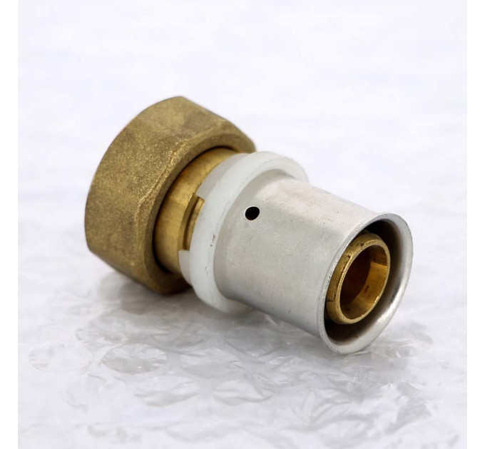 Муфта пресс-В с накидной гайкой евроконус UNI-FITT 20x3/4"EK