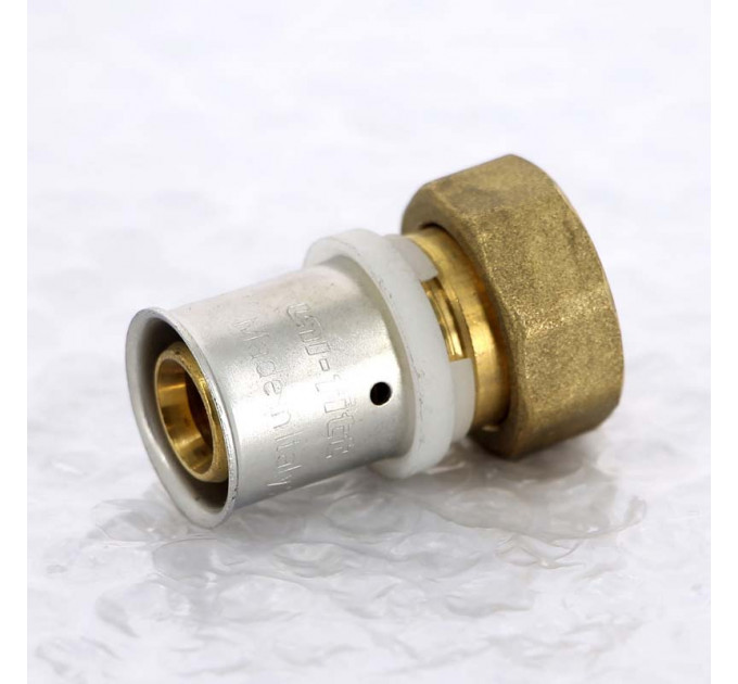Муфта пресс-В с накидной гайкой евроконус UNI-FITT 20x3/4"EK
