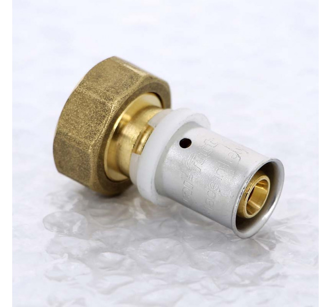 Муфта пресс-В с накидной гайкой евроконус UNI-FITT 16x3/4"EK