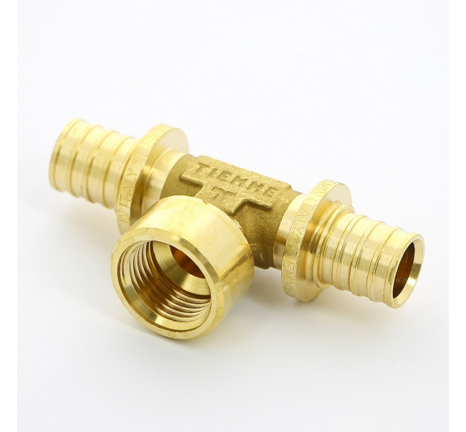 Тройник Uni-Fitt аксиальный -В 20 х 1/2" х 20