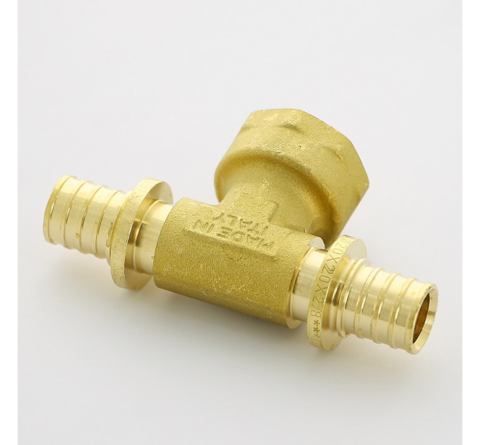 Тройник Uni-Fitt аксиальный -В 20 х 3/4" х 20