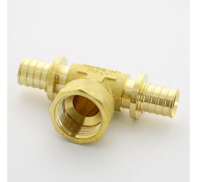 Тройник Uni-Fitt аксиальный -В 20 х 3/4" х 20