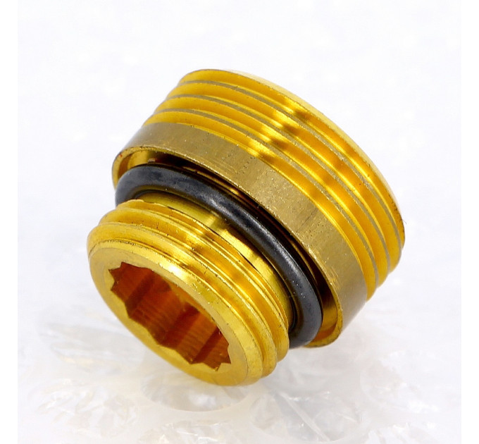 Ниппель Н UNI-FITT 1/2"х3/4"EK с прокладкой O-RING к узлам для радиаторов