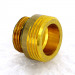 Ниппель Н UNI-FITT 1/2"х3/4" для радиаторных узлов