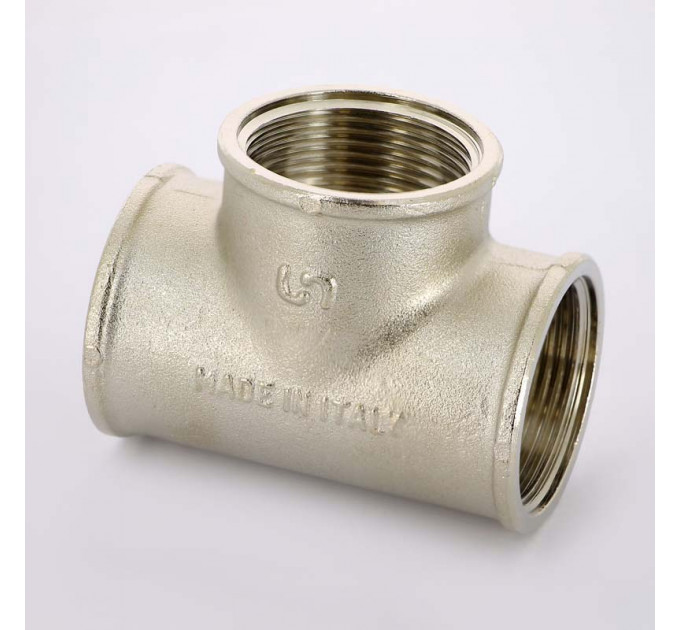 Тройник В никелированный UNI-FITT 1"1/4