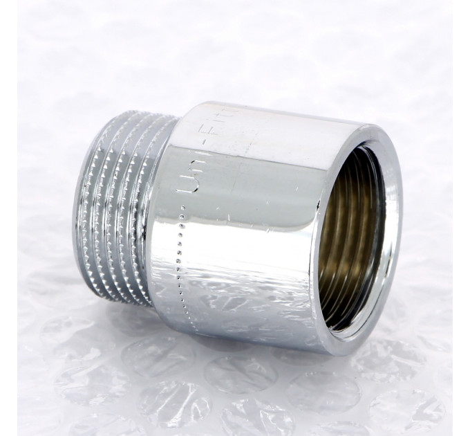Удлинитель НВ хромированный UNI-FITT 3/4"x25мм