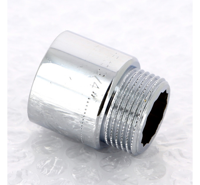 Удлинитель НВ хромированный UNI-FITT 3/4"x25мм