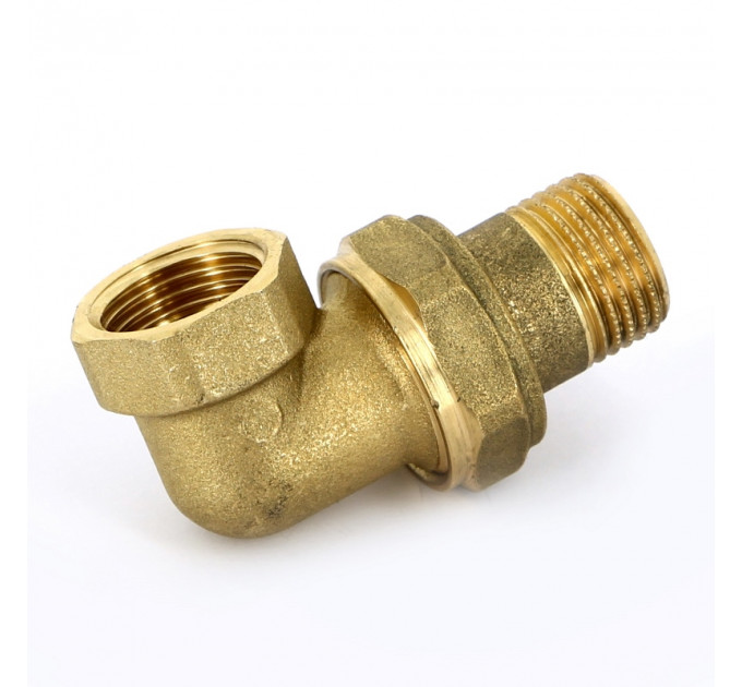 Разъемное соединение НВ с прокладкой O-ring UNI-FITT 1/2" угловое