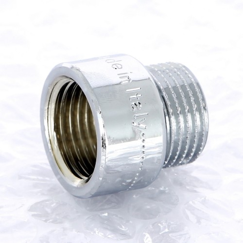 Удлинитель НВ хромированный UNI-FITT 1/2"x15мм
