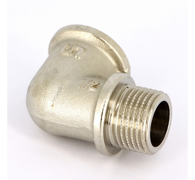 Угол НВ никелированный Uni-Fitt 1/2" с упором