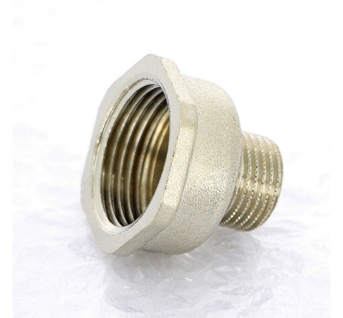 Переходник НВ никелированный UNI-FITT 1/2"x1"