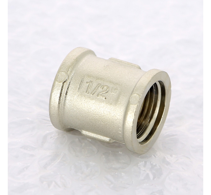 Муфта В никелированная UNI-FITT 1/2"
