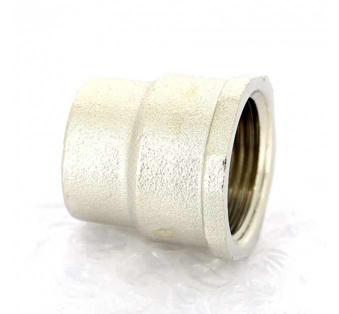 Муфта В никелированная UNI-FITT 1/2"x3/4"