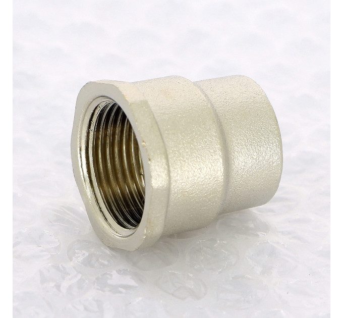Муфта В никелированная UNI-FITT 1/2"x3/4"