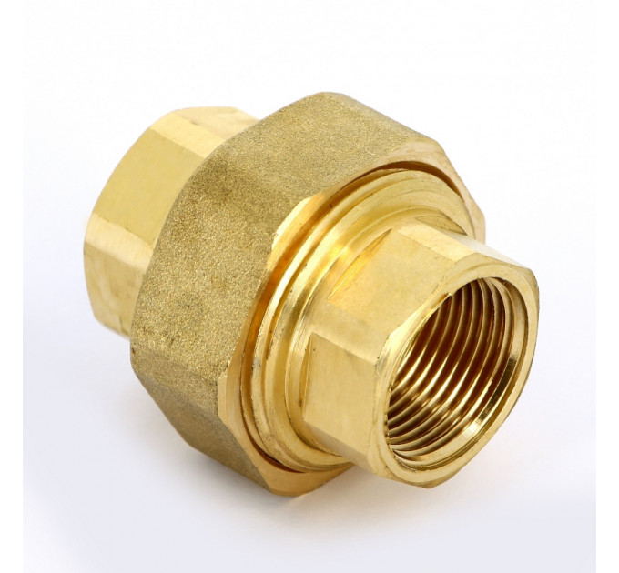 Разъемное соединение В с прокладкой O-ring UNI-FITT 3/4" латунь