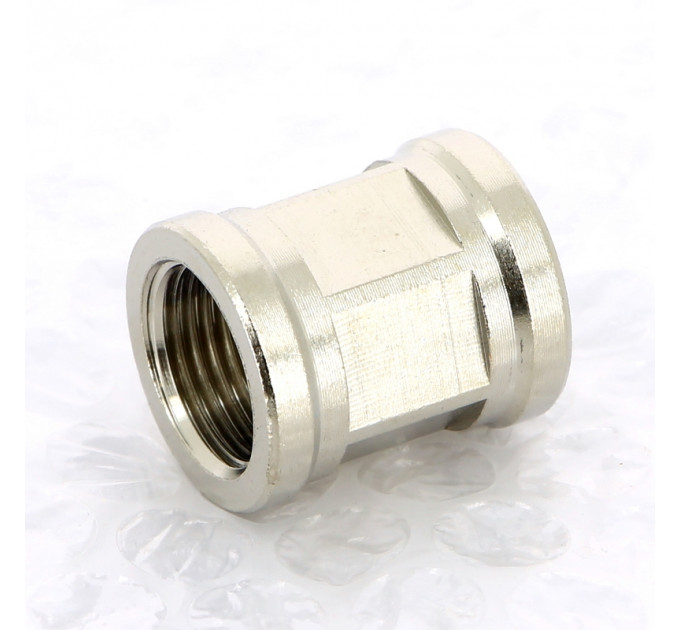 Муфта В никелированная UNI-FITT 3/8"